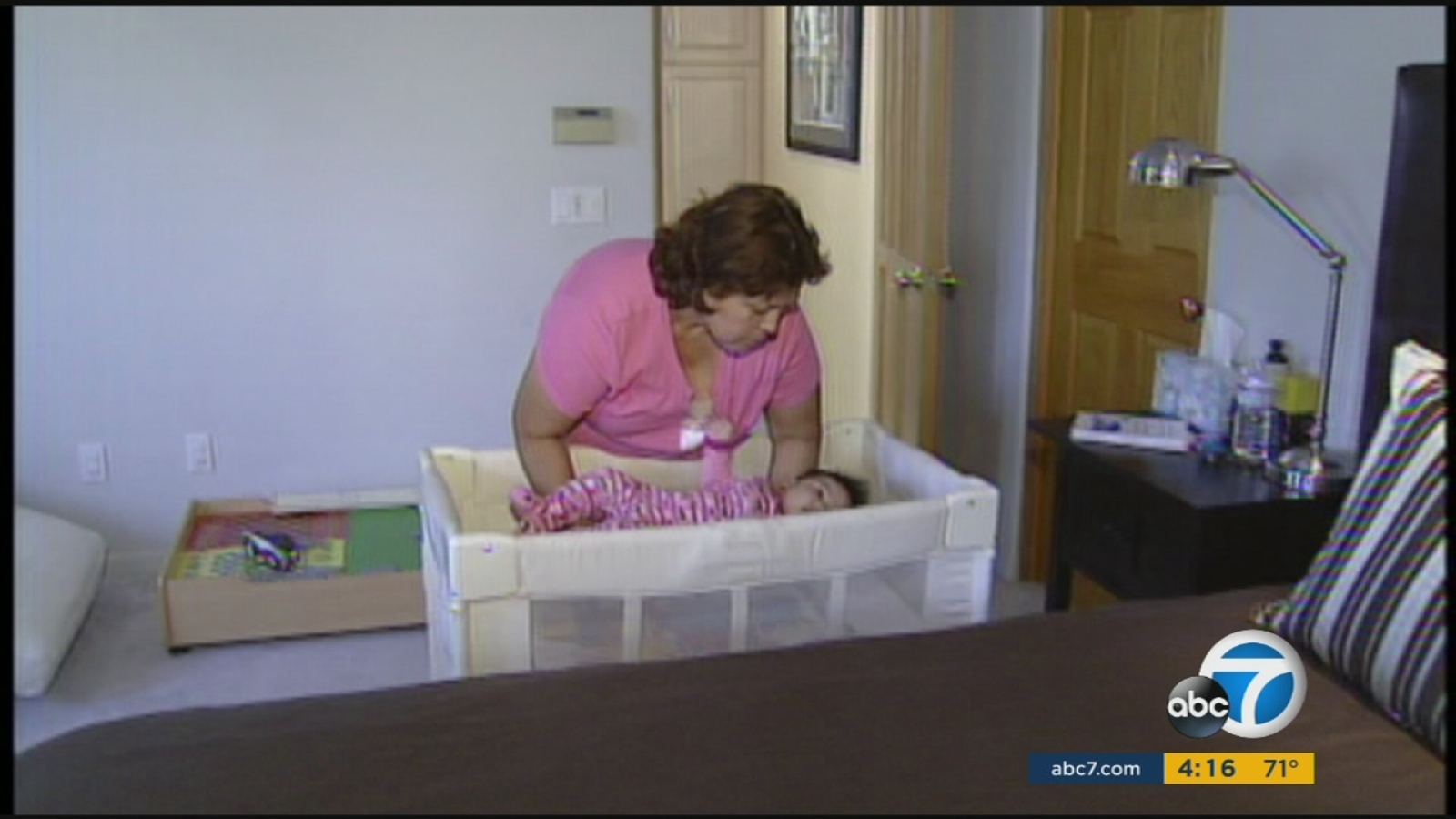 Study Babies get more sleep in separate room ABC7 Los Angeles