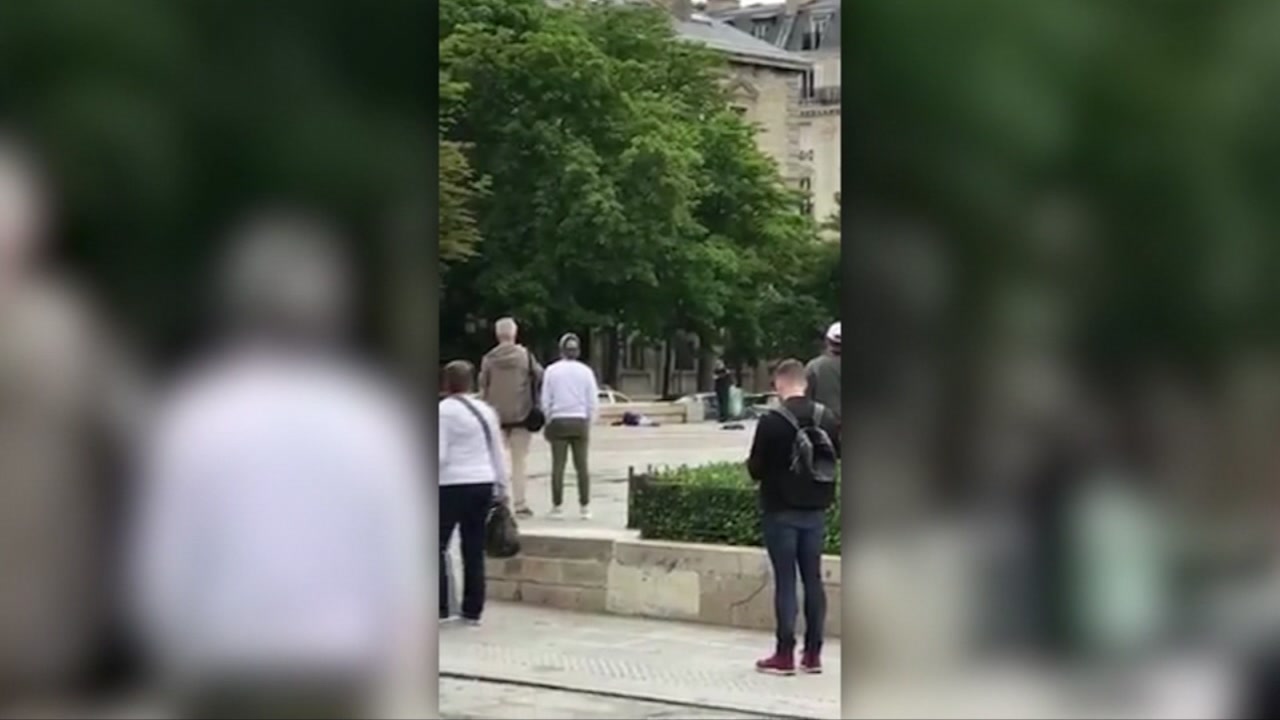 Bay Area man captures video of hammer attack on Paris officers