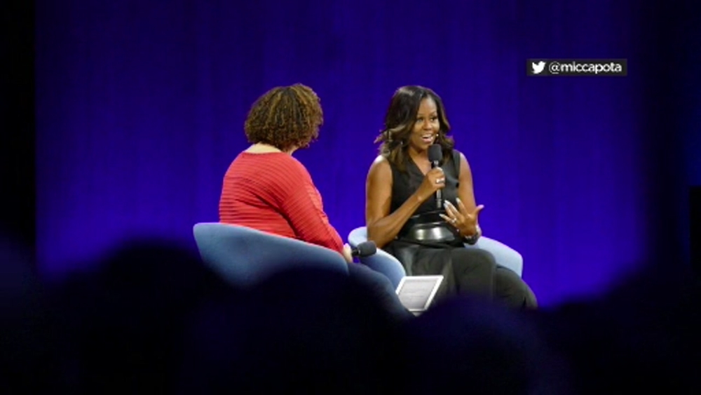 Apple Worldwide Developers Conference attendees inspired by Michelle Obama