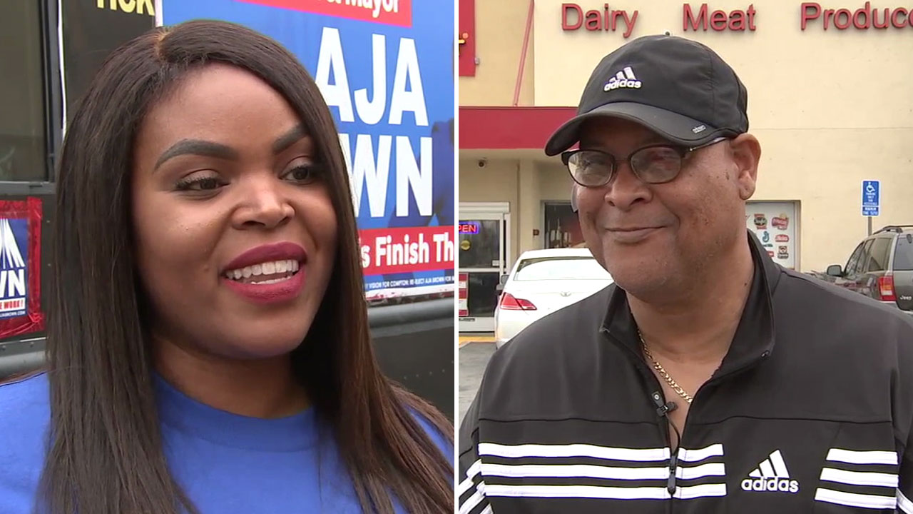 Aja Brown, Omar Bradley fight to be mayor of Compton