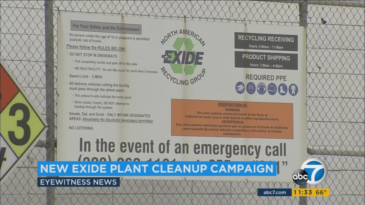 Call for clean-up at exide batter plant in SoCal