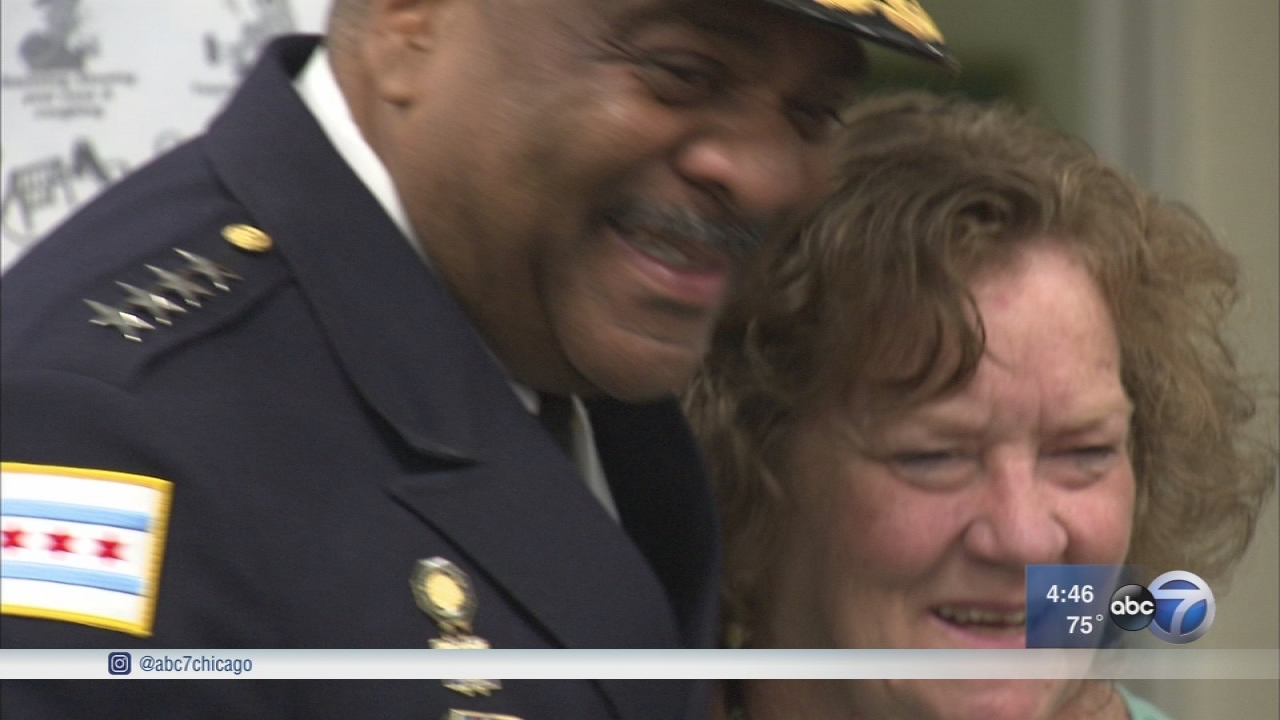 Eddie Johnson surprises his 6th grade teacher