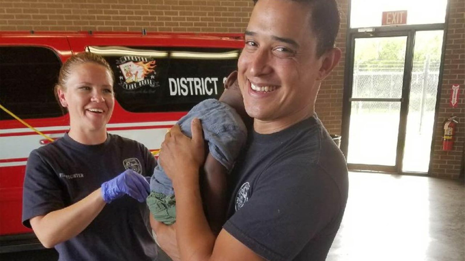 Toddler found abandoned outside fire station ABC13 Houston