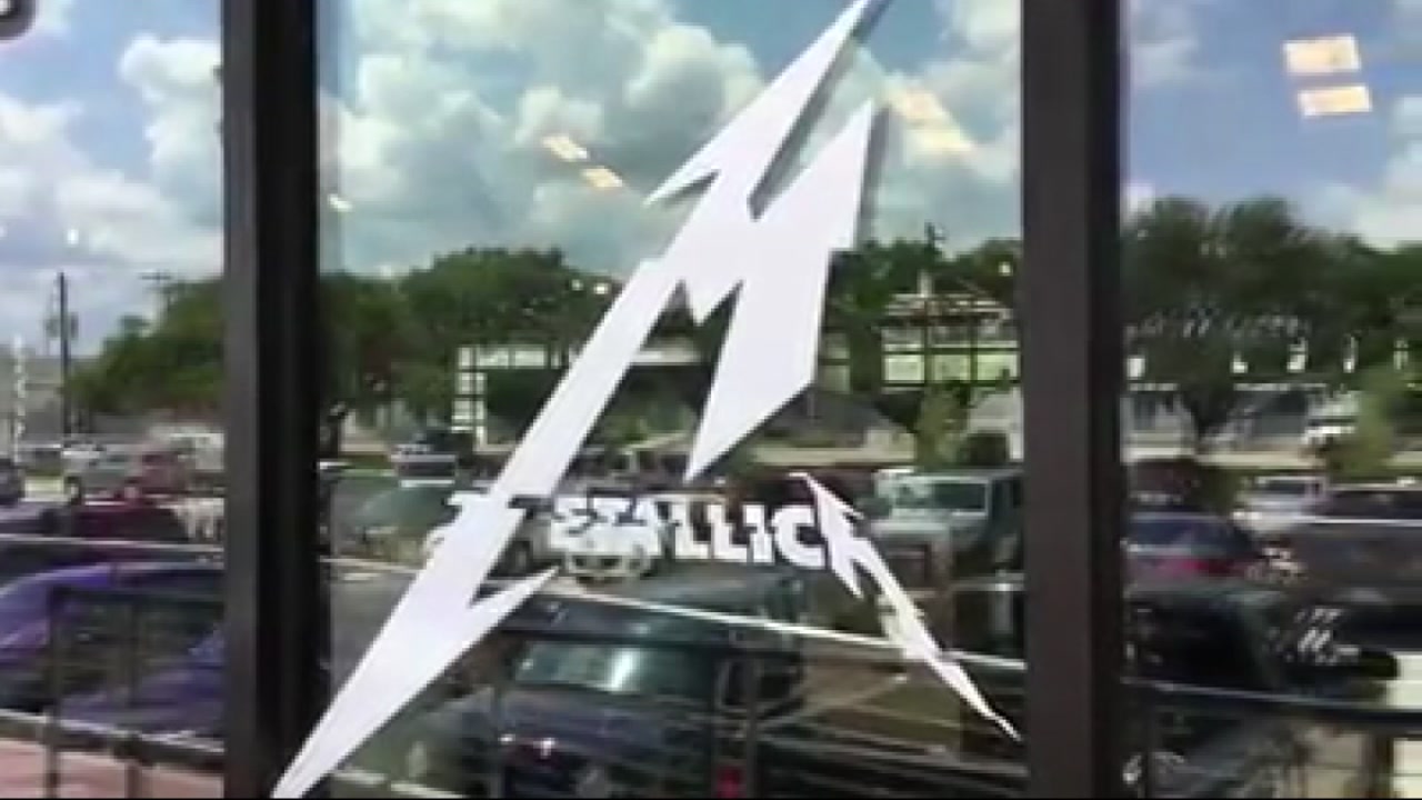 Rock out! Metallica pop-up shop in Houston