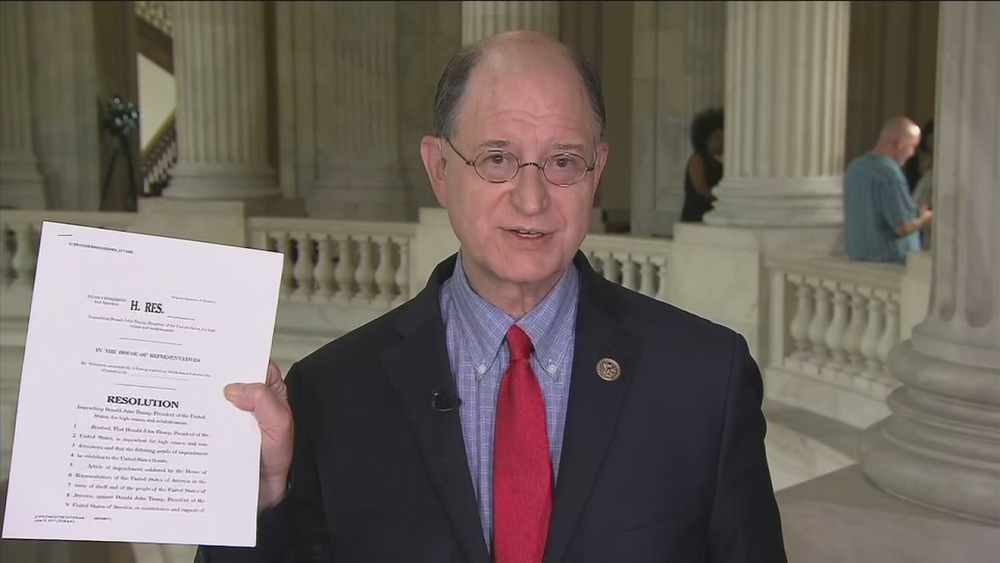 Rep. Brad Sherman draws up impeachment articles for Trump