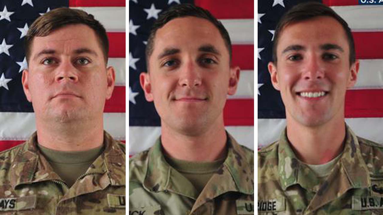 3 soldiers killed in Afghanistan identified