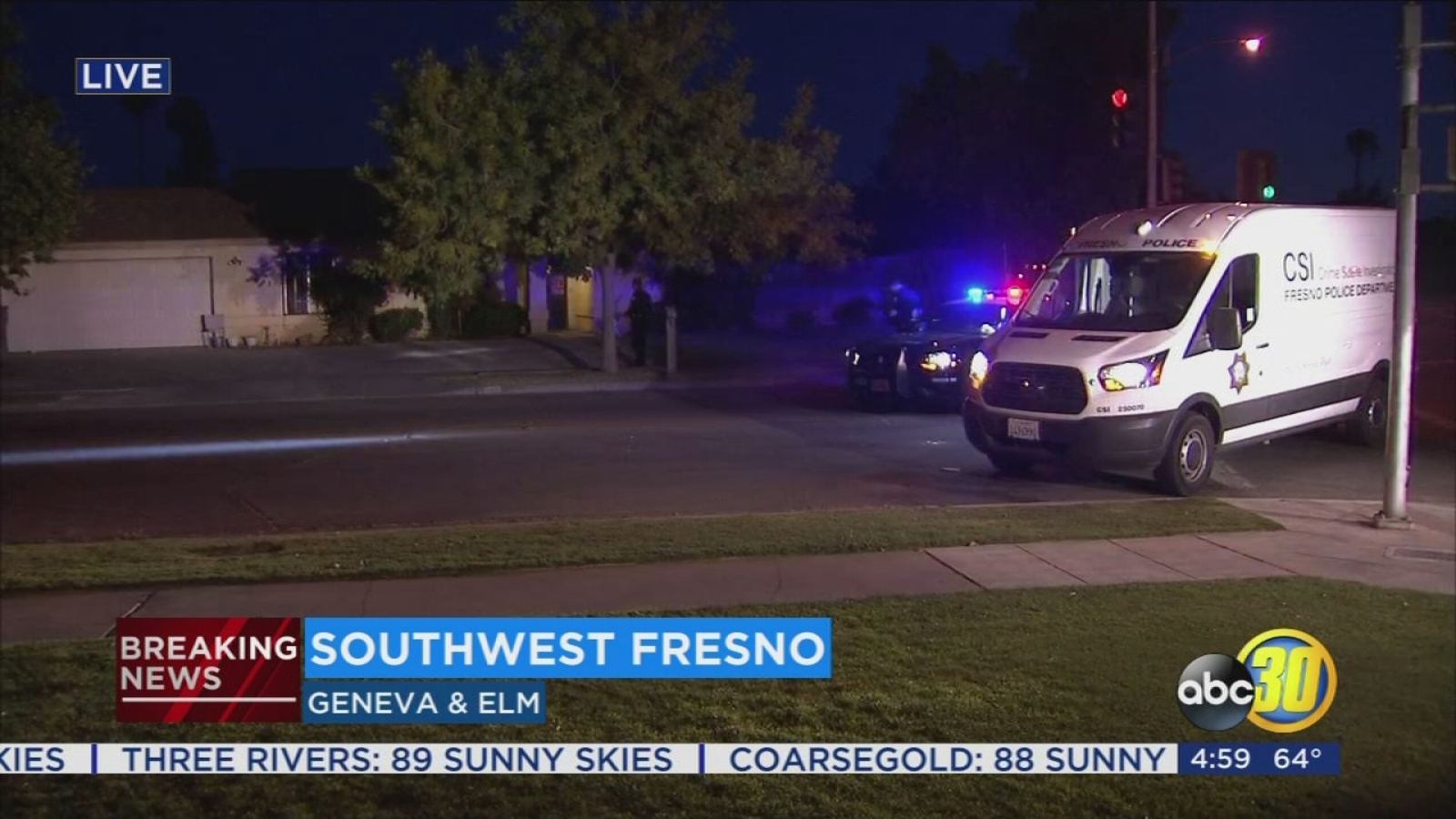 Man shot in the stomach in Southwest Fresno - ABC30 Fresno