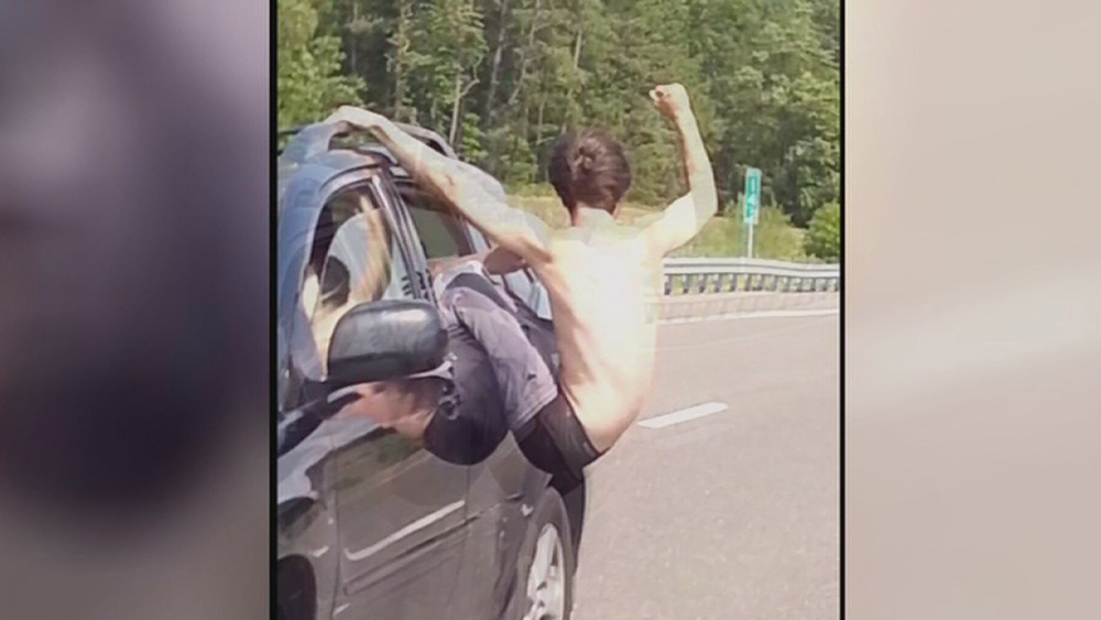Dangerous driving stunt caught on camera along Atlantic City Expressway