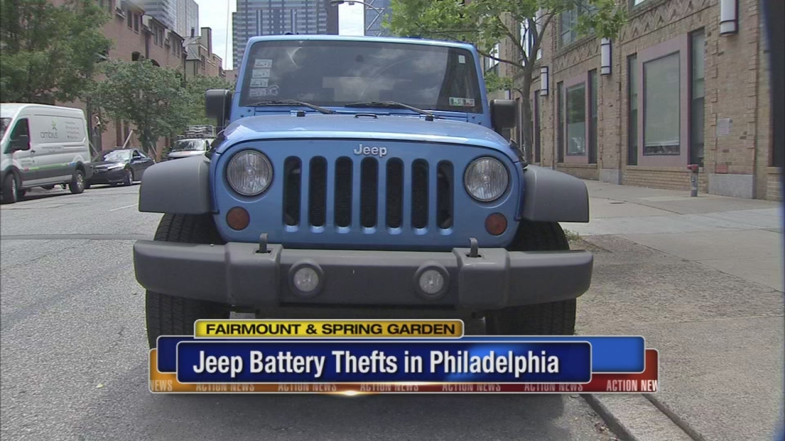 Thieves targeting Jeep Wrangler batteries in Fairmount, Spring Garden