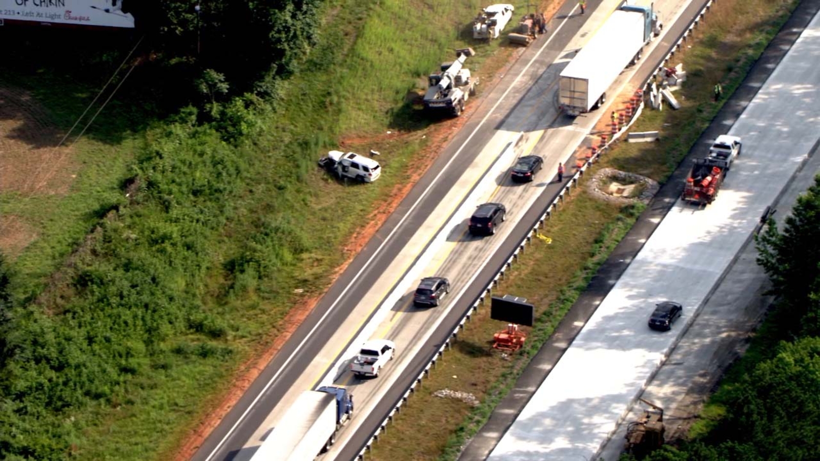 I85 shut down by crash just south of Virginia border ABC11 Raleigh