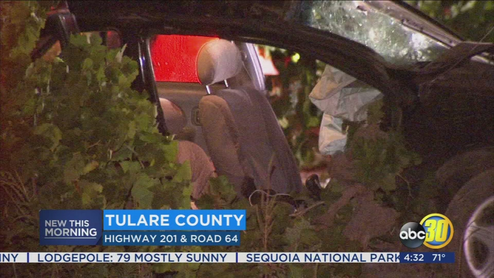 2 killed, including child, in Tulare County crash ABC30 Fresno