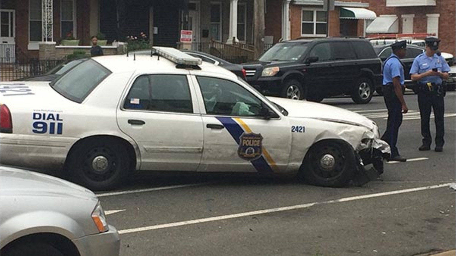 Police-involved crash shuts down intersection in Port Richmond - 6abc ...