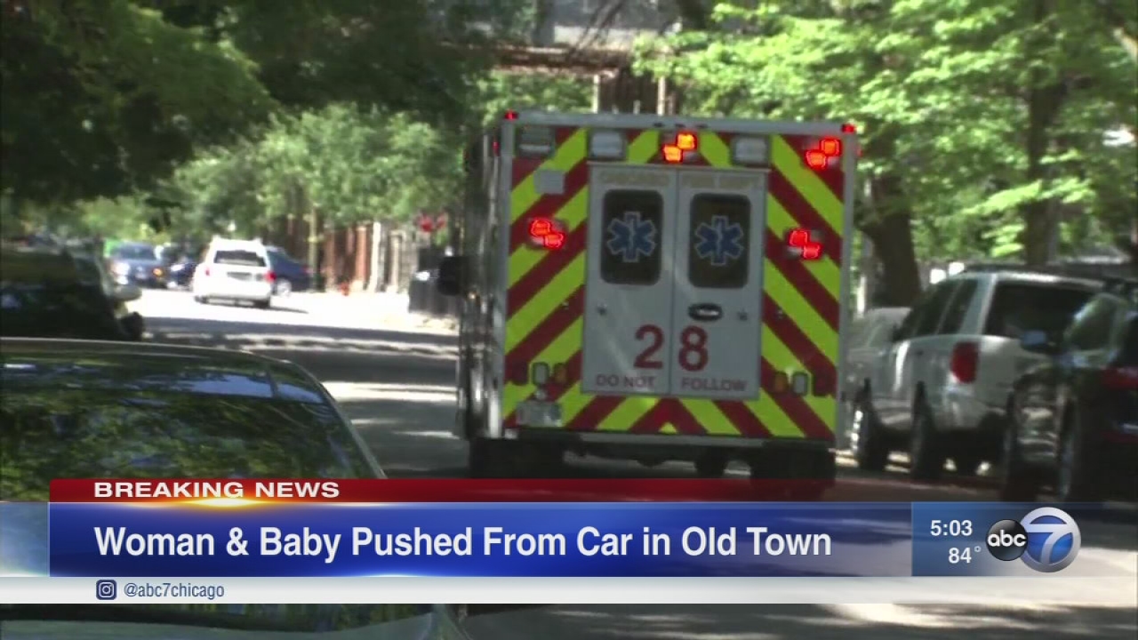 Woman, baby ejected from moving vehicle in Old Town