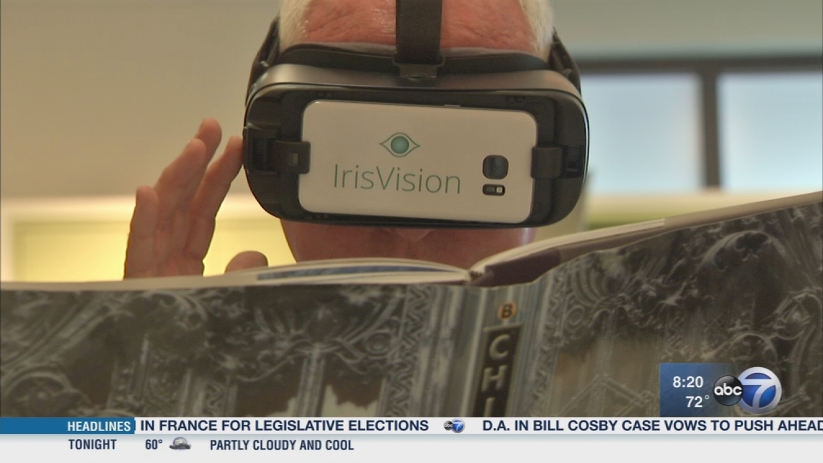 New Iris Vision technology aims to help visually impaired - ABC7 Chicago