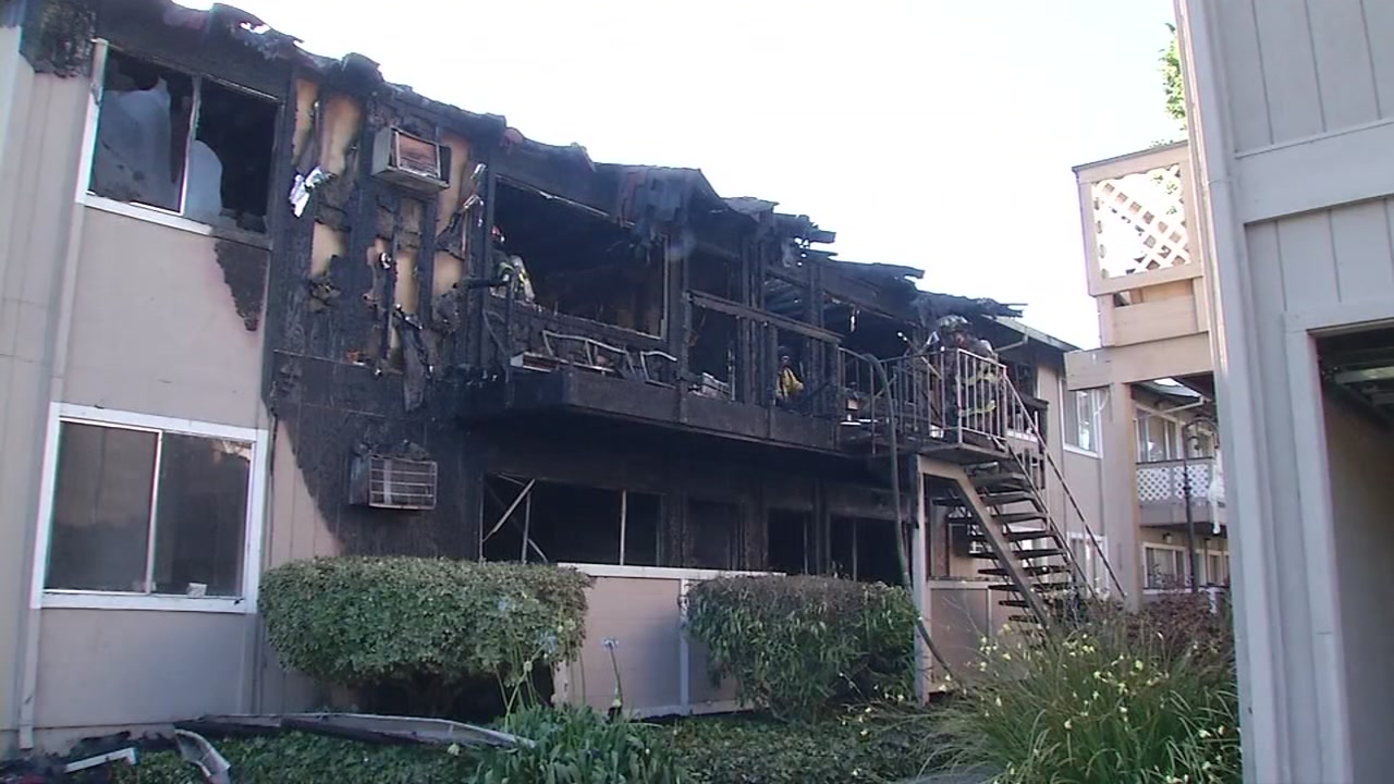 Fire destroys 4 units at San Jose apartment complex