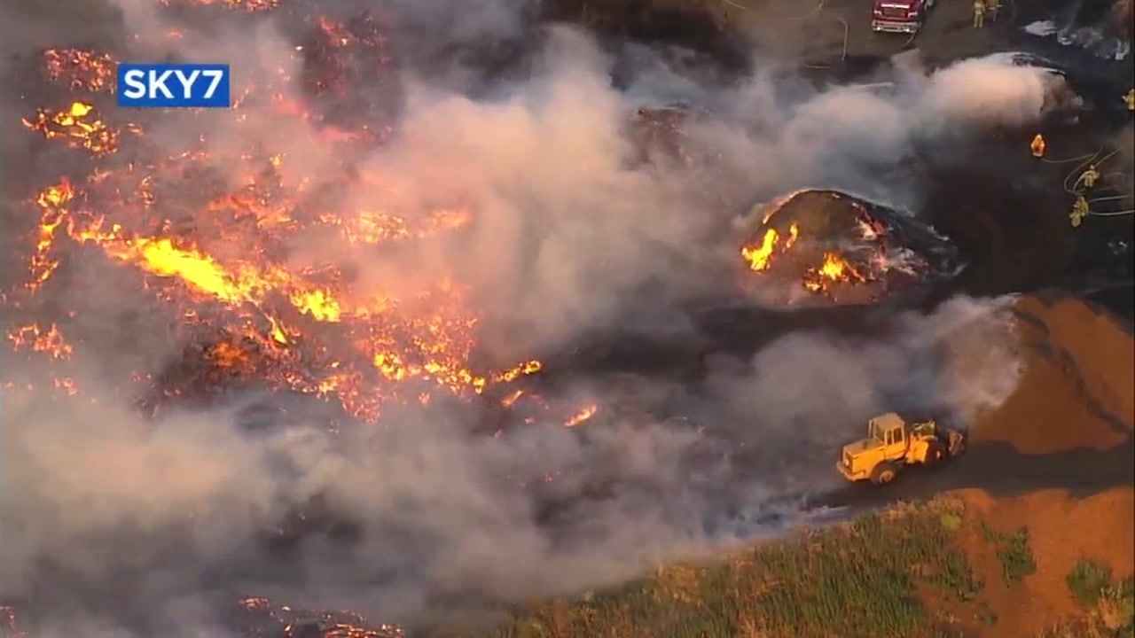 Crews battle fire at plant in Benicia
