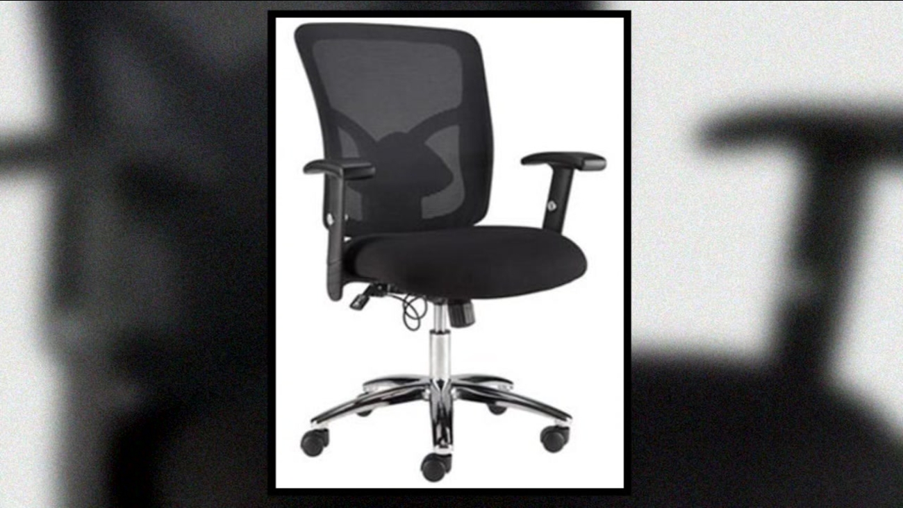 Staples recalls office chairs made by Quill Hazen due to legs on base