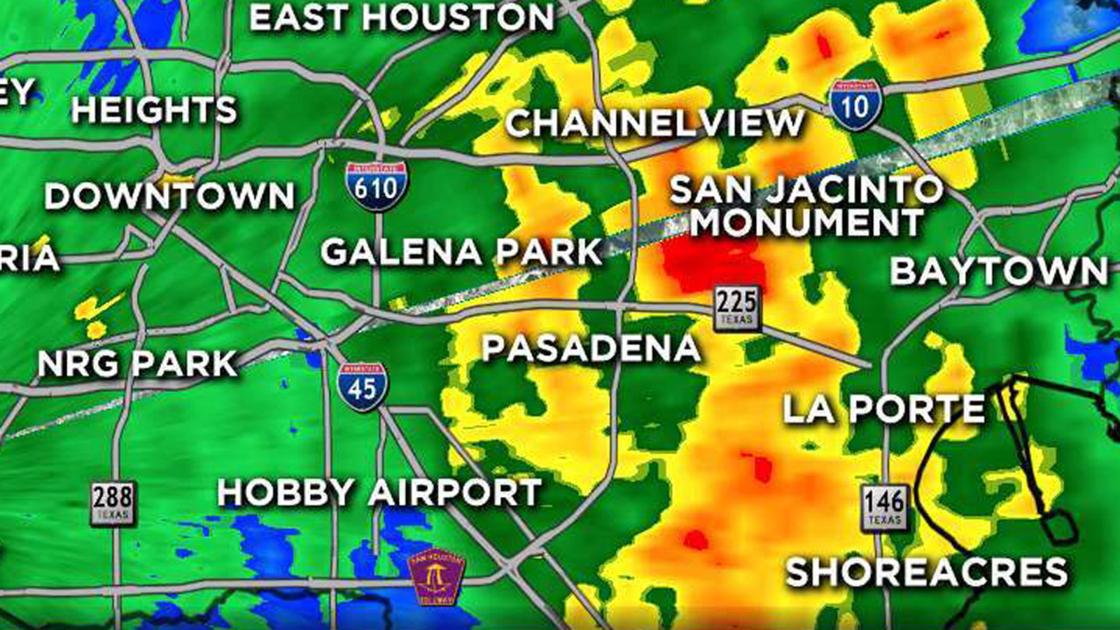 Cindy brings heaviest rainfall to Taylor Lake Village, Pasadena and Baytown ABC13 Houston