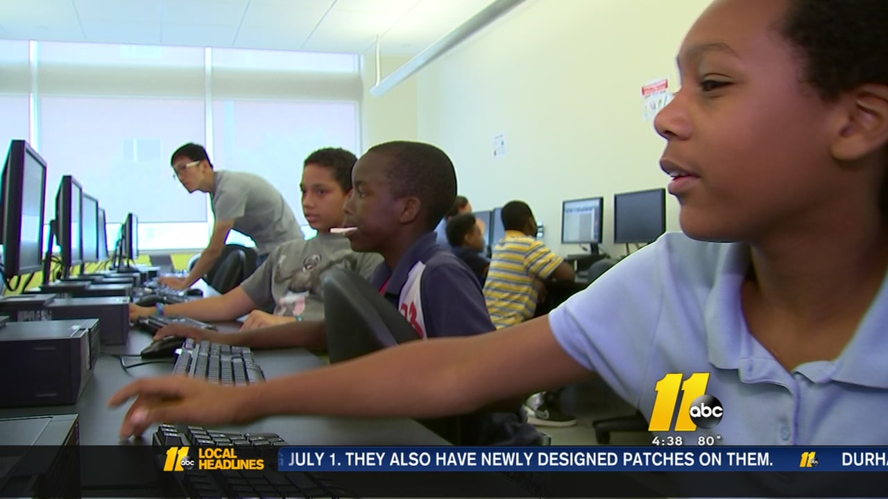 Kids learn coding at NC State computer camp