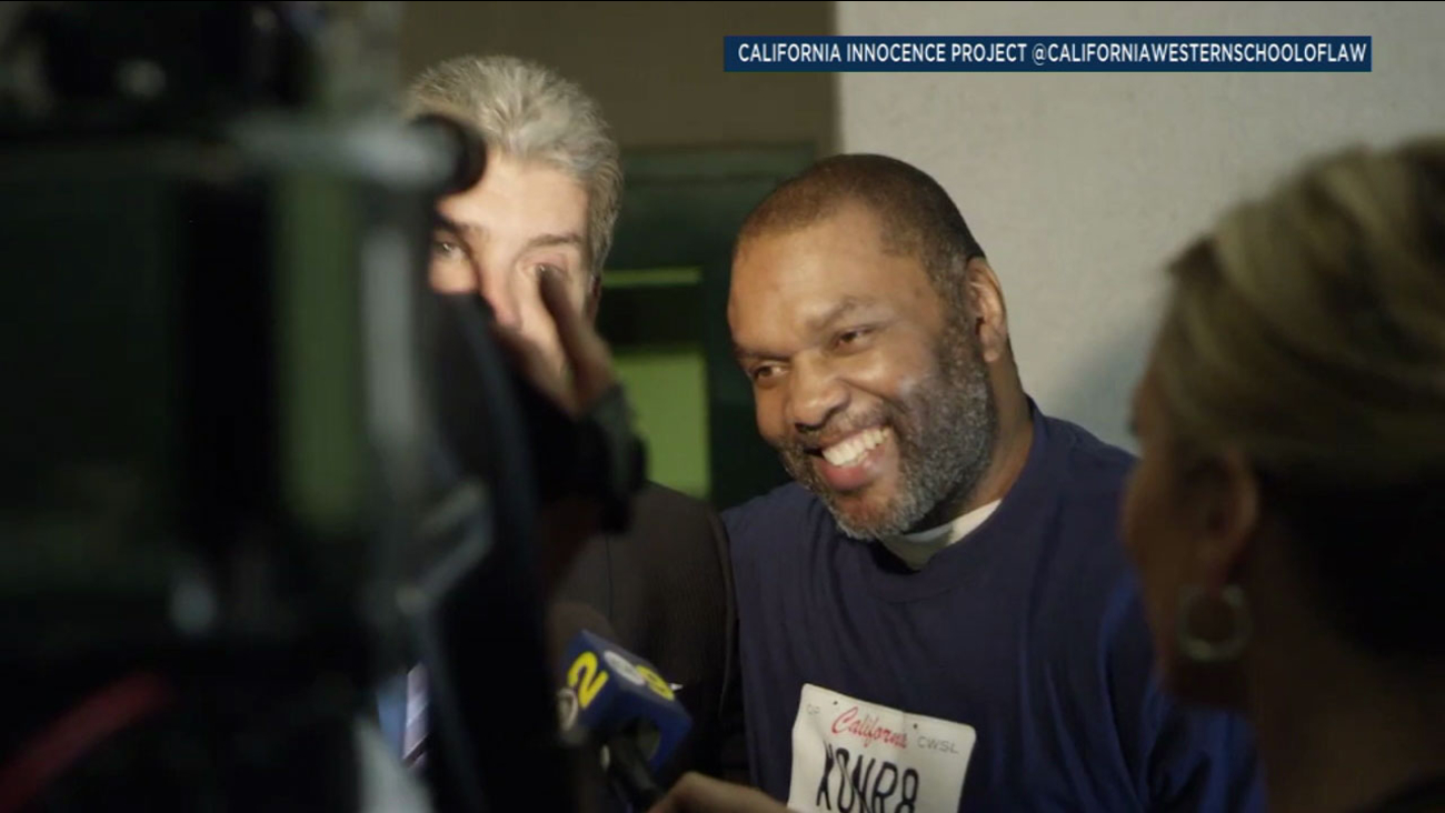 Guy Miles is shown after being freed from an Orange County jail on Tuesday, June 20, 2017.