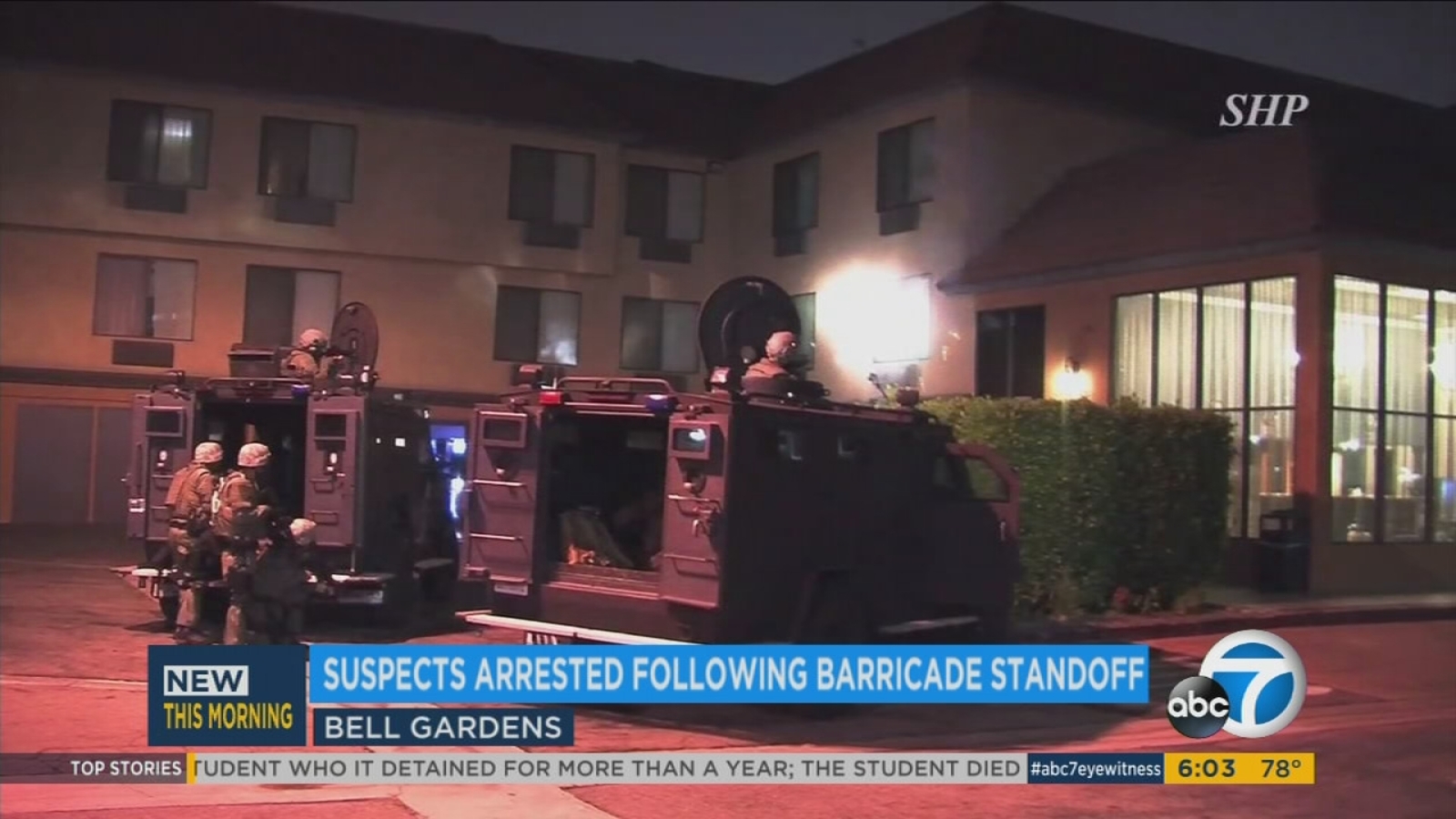 4 in police robbery attempt in custody after Bell Gardens standoff