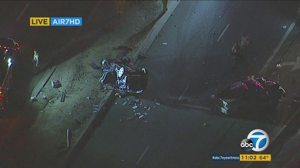 5 injured in La Habra Heights head-on crash