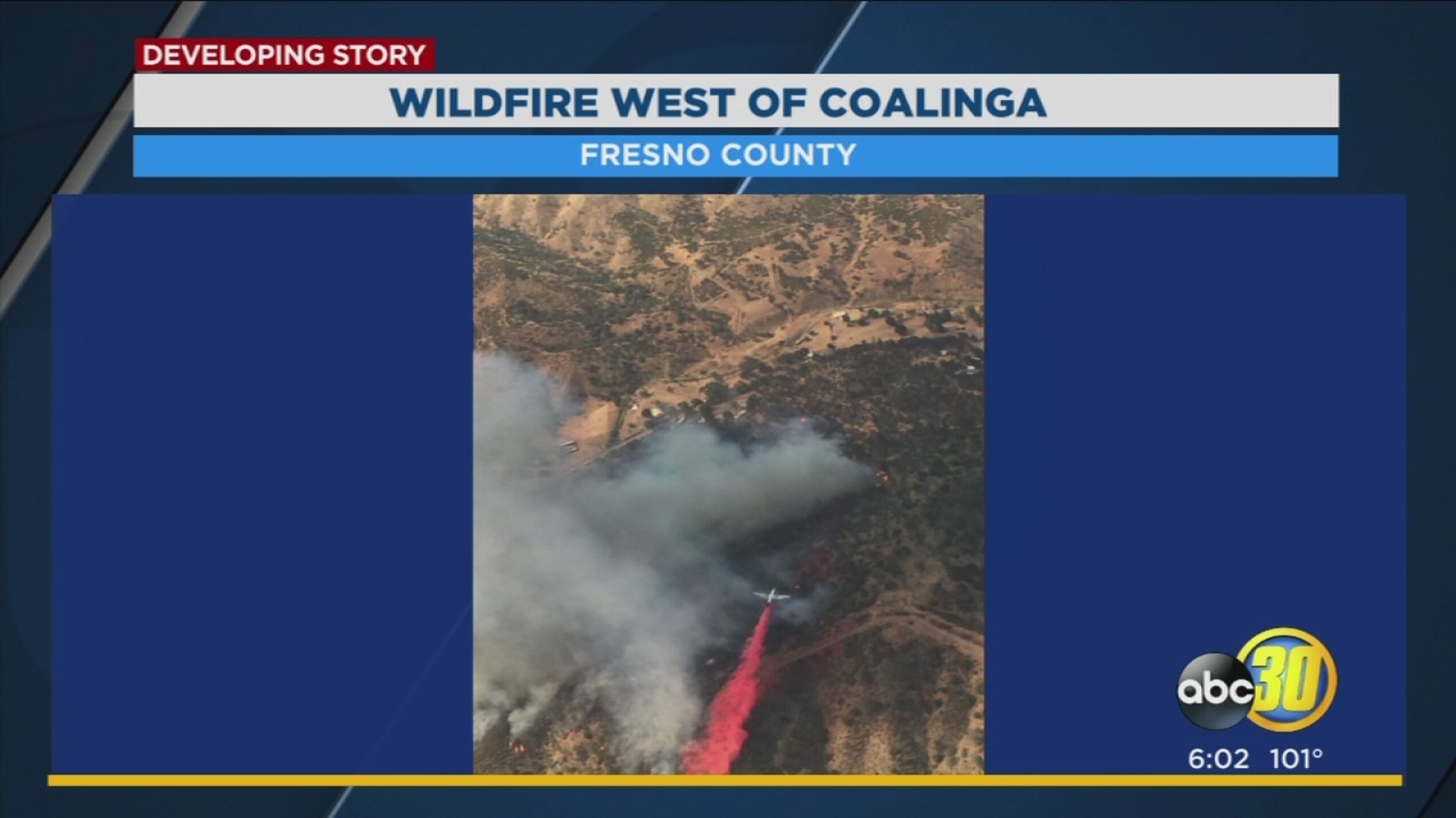 Wildfire near Coalinga forces evacuations ABC30 Fresno