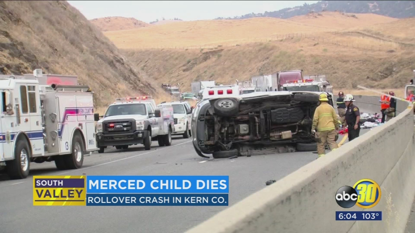 Merced 8-year-old killed in Kern County crash - ABC30 Fresno