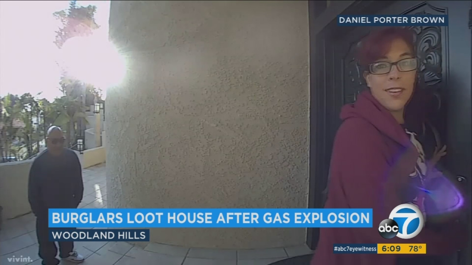 Burglars caught looting Woodland Hills home damaged from explosion ...