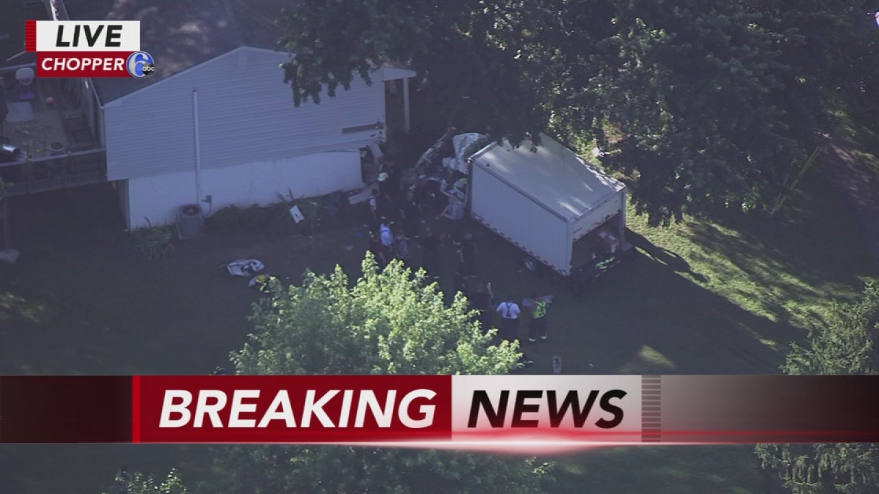 Truck crashes into Montgomery County house