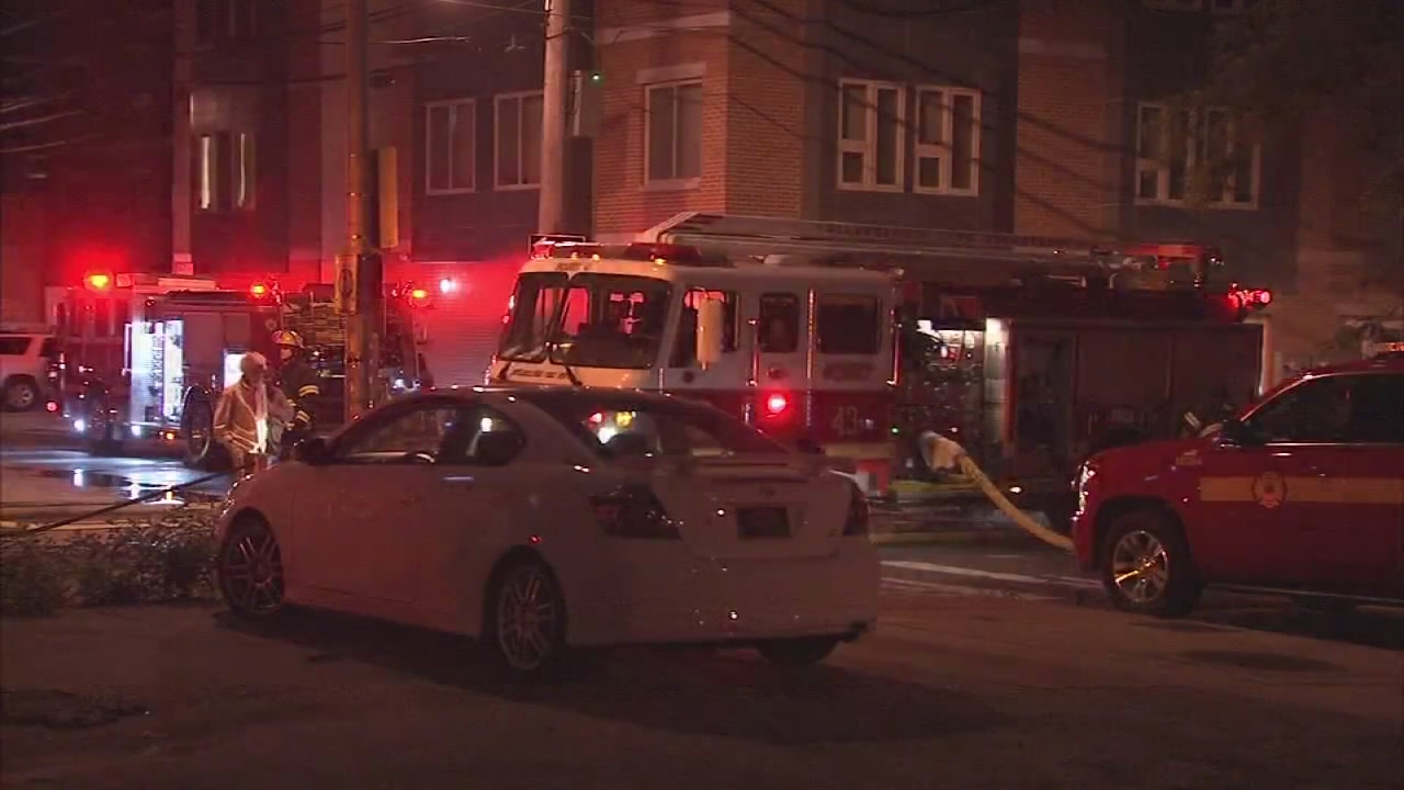 Apartment fire in Spring Garden