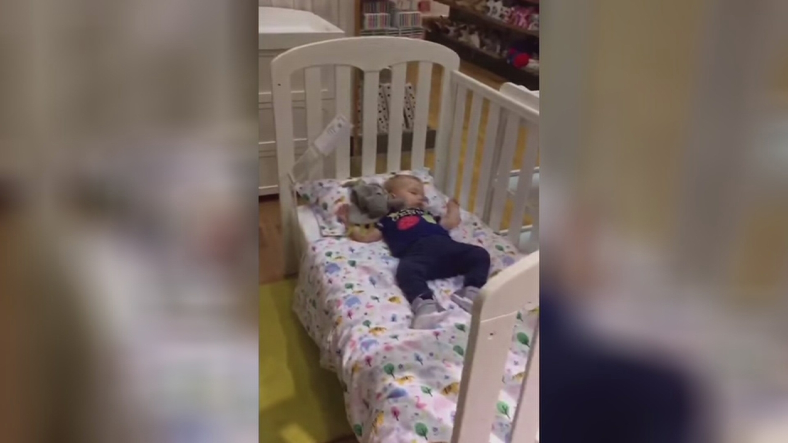 Dad lets baby nap in department store display bed 6abc Philadelphia