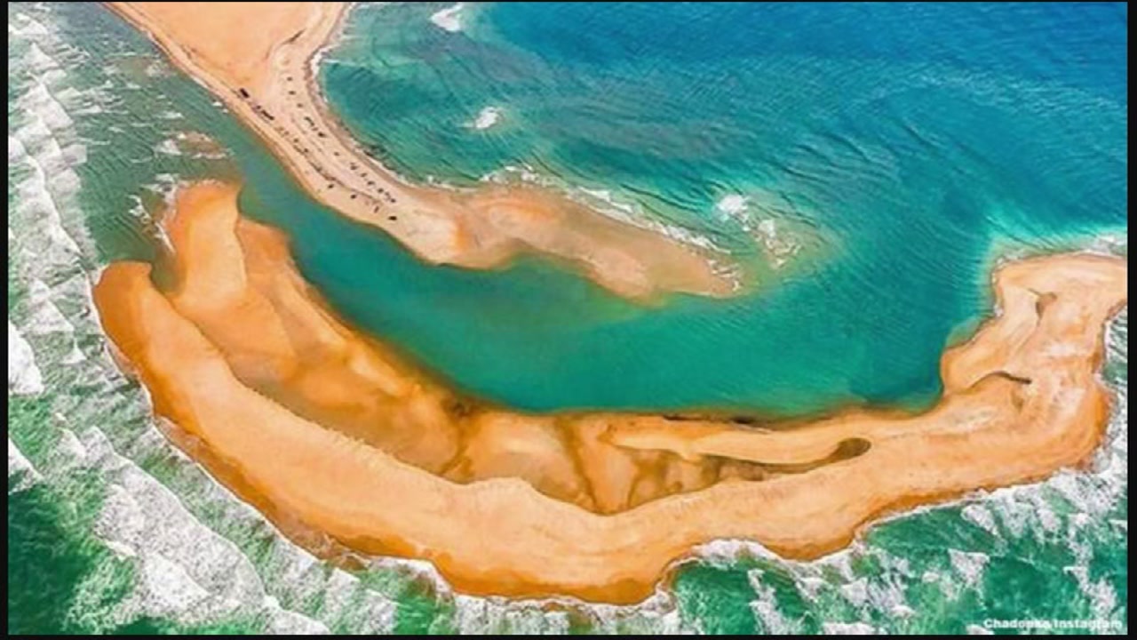 A new island has popped up along North Carolina's coast!