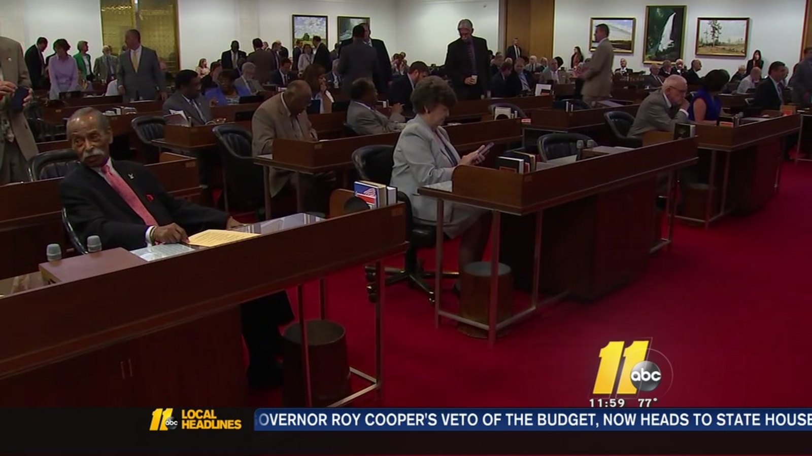 Lawmakers override Cooper's budget veto - ABC11 Raleigh-Durham