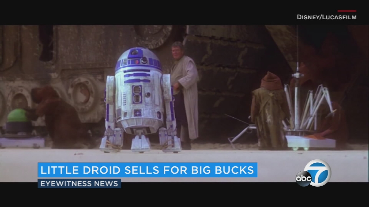 Little droid from Star Wars auctioned for nearly $3 million 