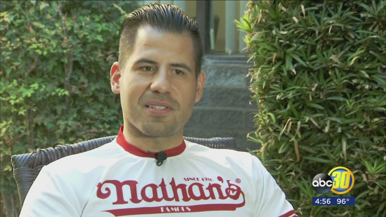 Visalia native's appetite for competition taking him to New York for Nathan's hot dog eating contest
