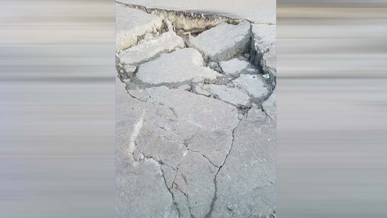 Crews plan to permanently fix pothole after cars damaged