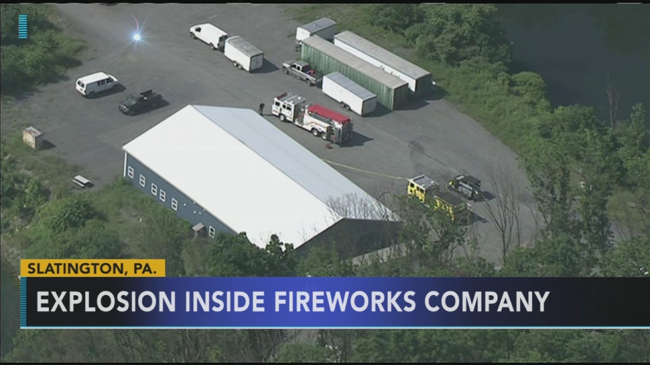 Worker hurt in fireworks company blast