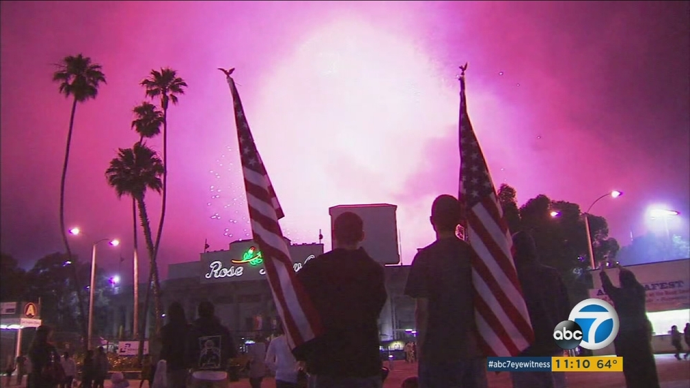 DUI checkpoints, where to watch SoCal fireworks shows