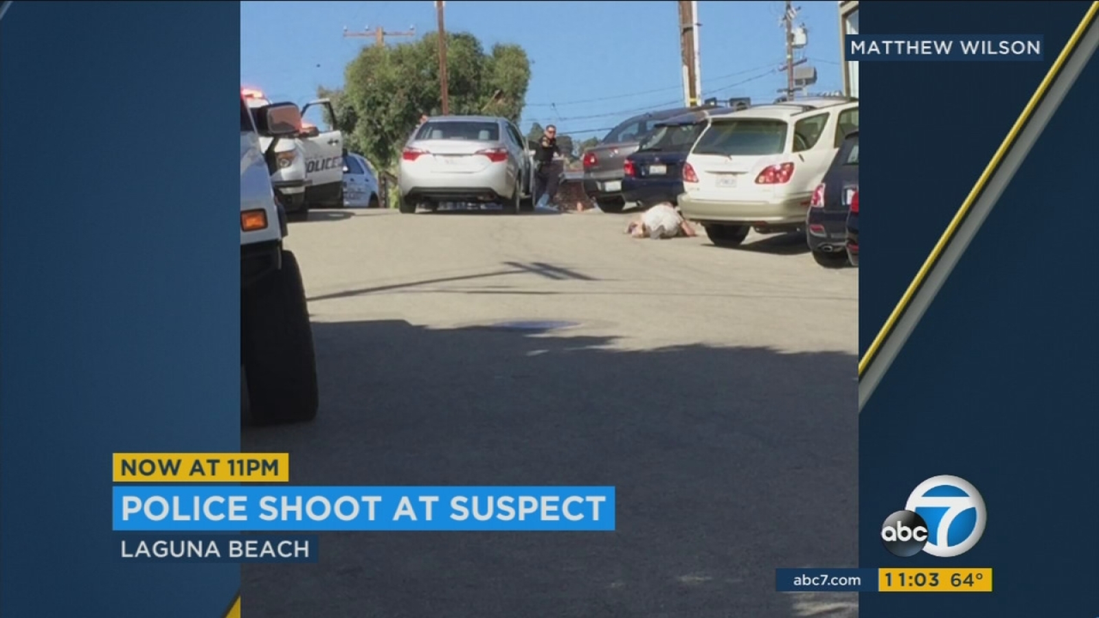 Suspect in custody after officerinvolved shooting in Laguna Beach