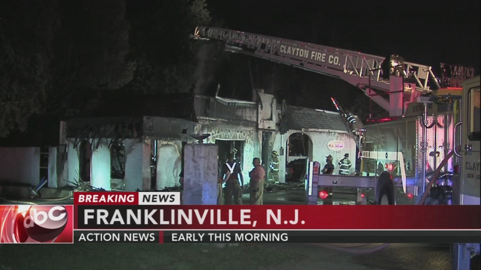 Auto body shop damaged by flames in Franklinville, N.J. 6abc Philadelphia