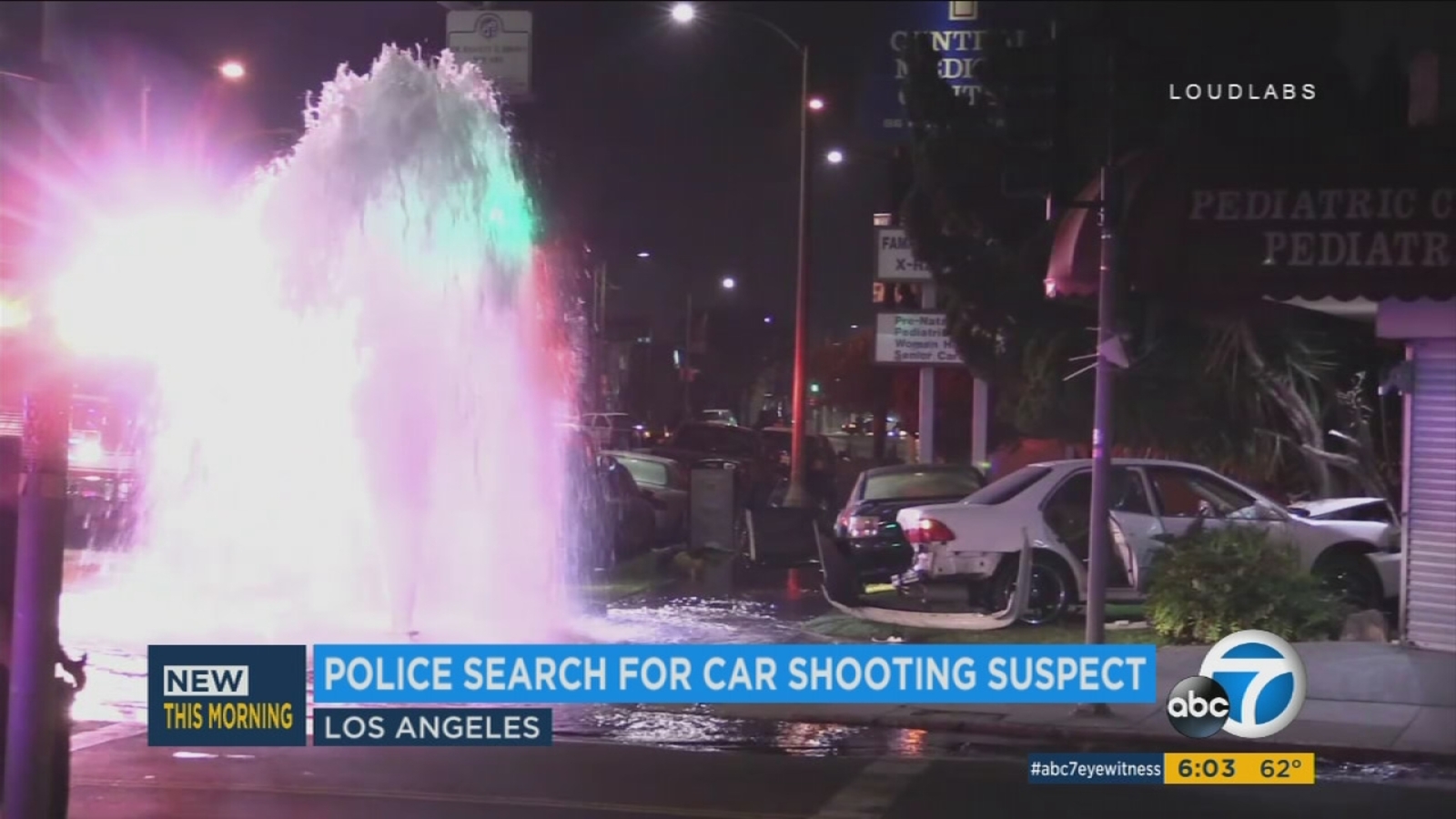 1 person shot after LA car crash - ABC7 Los Angeles