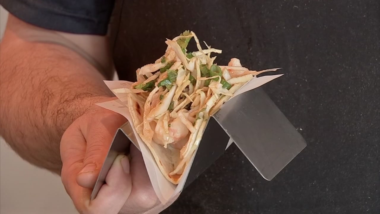 Shrimp tempura taco recipe from Fusion Taco in Houston ABC13 Houston