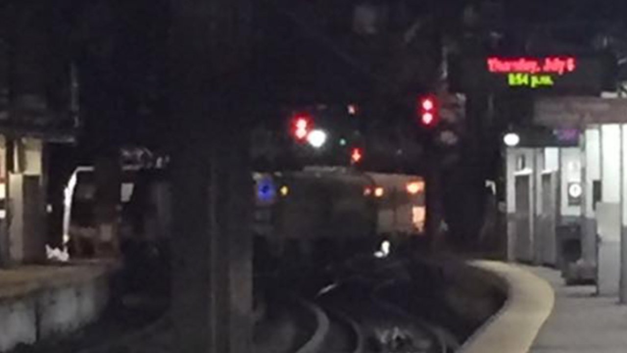 NJ Transit train derails inside Penn Station