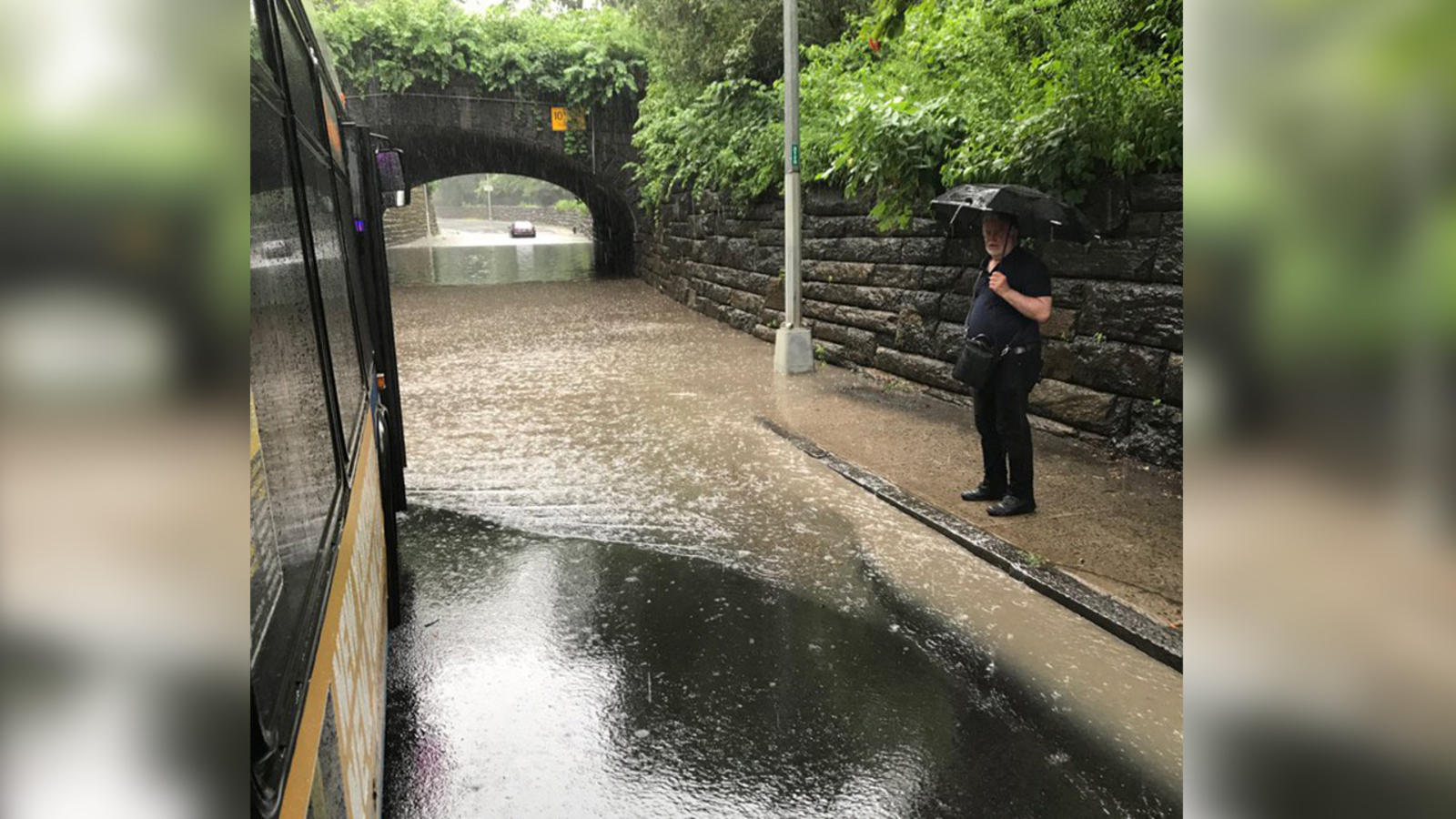 Heavy rain in New York area causes some street flooding ABC7 New York