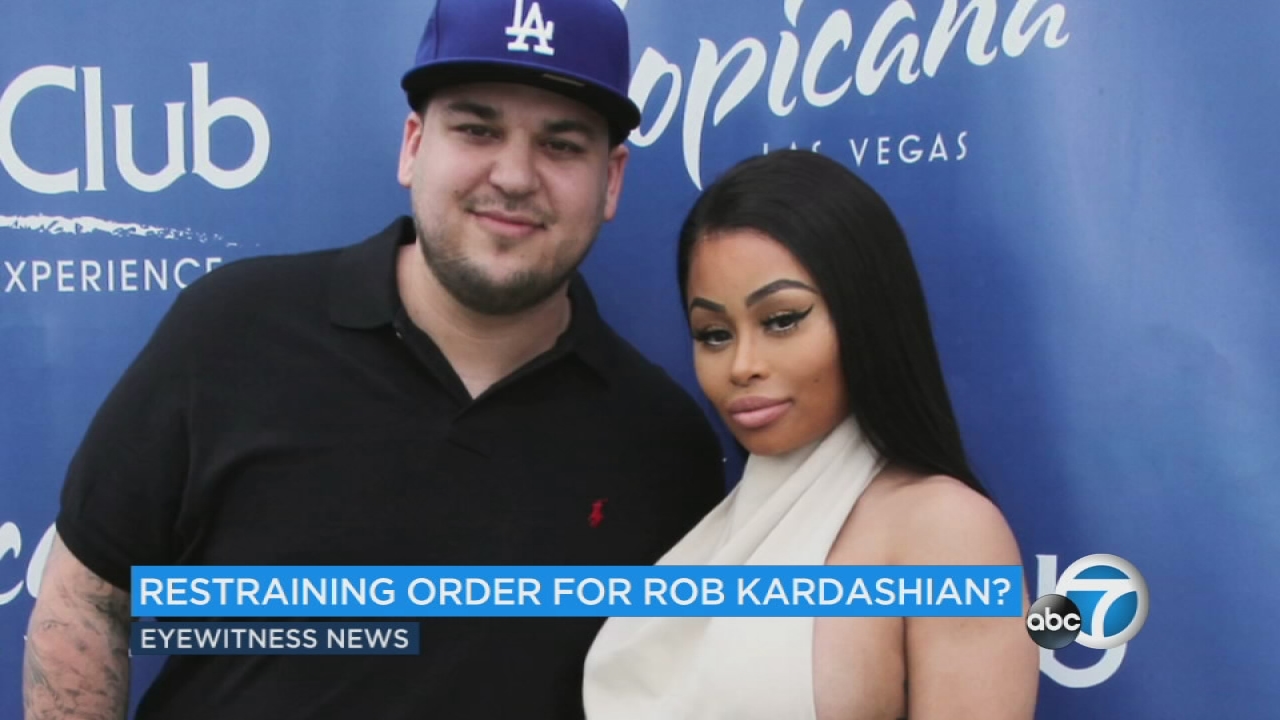 Blac Chyna seeks restraining order in Rob Kardashian dispute