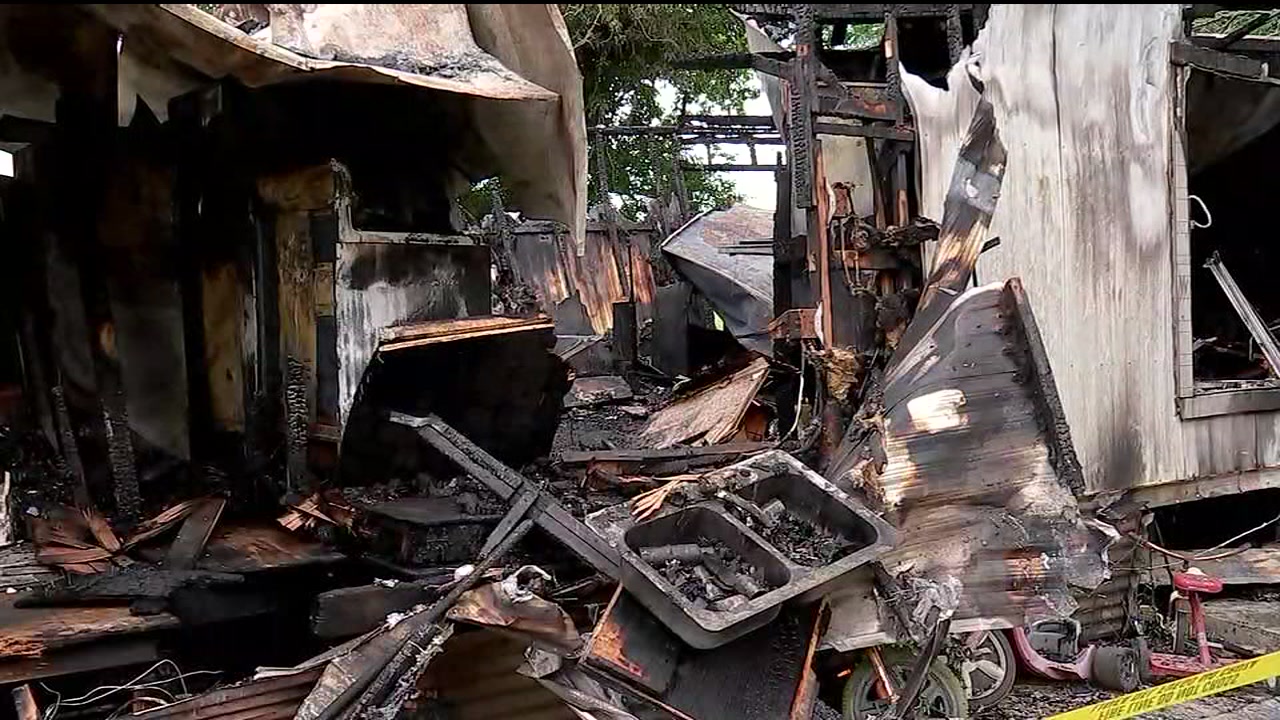 Two dead after fire erupts in mobile home near Richmond