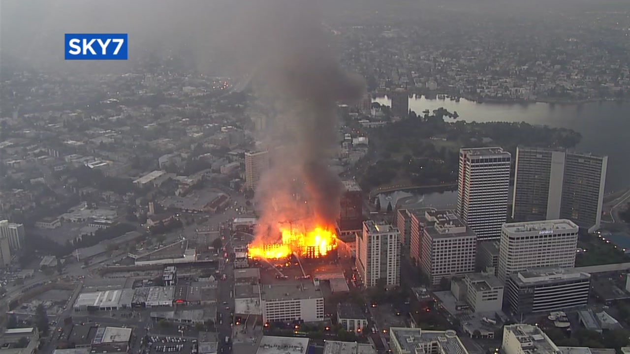 Oakland fire hot enough to be detected from space