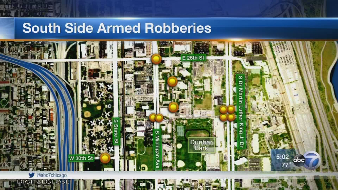 Police investigate string of South Side robberies