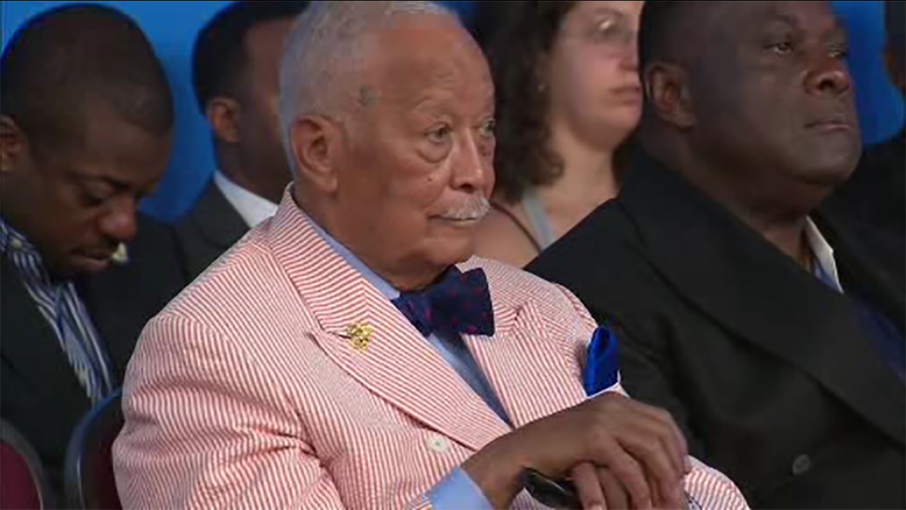 birthday bash held for former new york city mayor david dinkins as